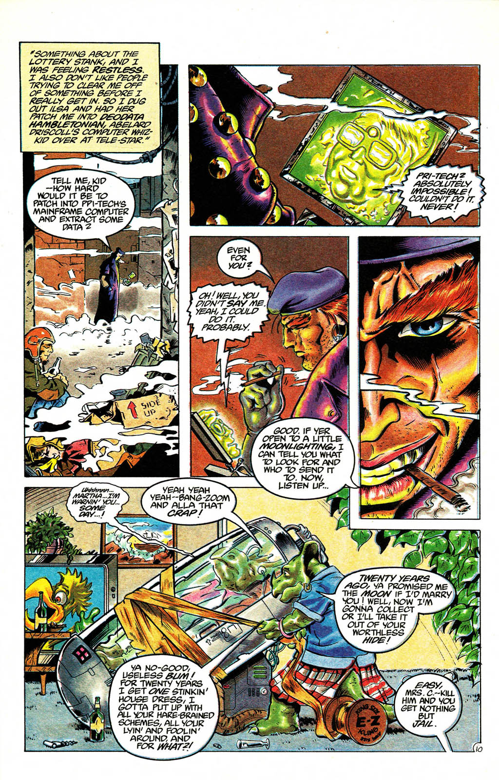 Read online Grimjack comic -  Issue #70 - 11