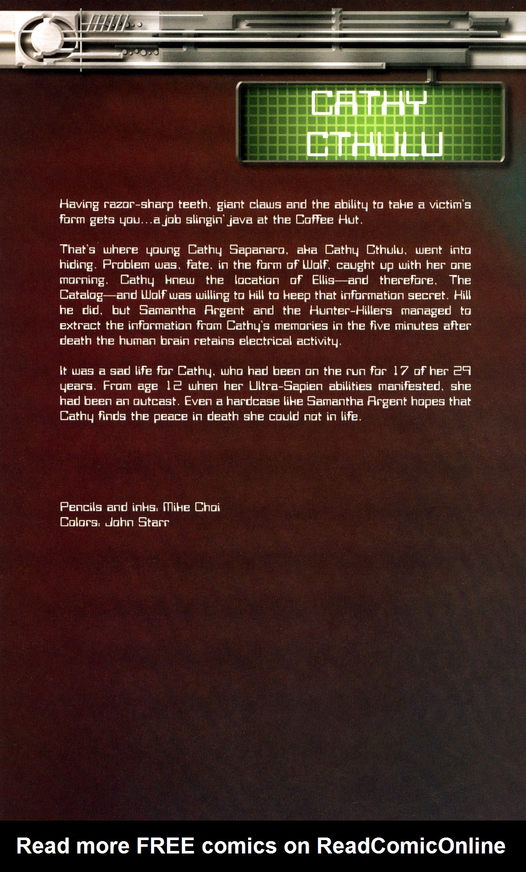 Read online Hunter-Killer: Dossier comic -  Issue # Full - 26