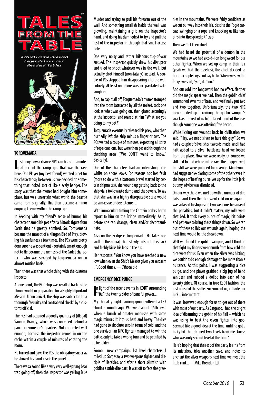 Read online Knights of the Dinner Table comic -  Issue #168 - 55