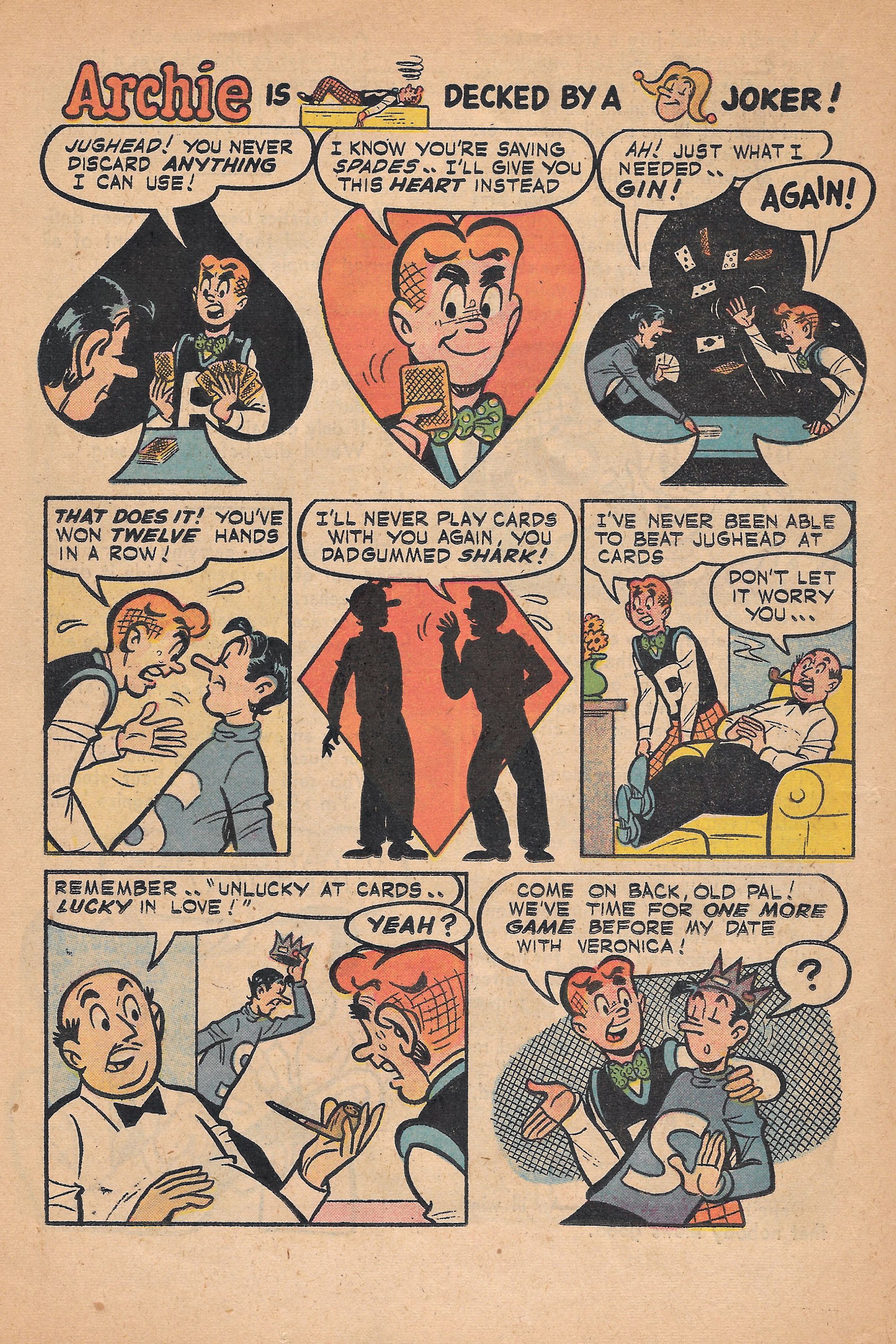 Read online Archie's Joke Book Magazine comic -  Issue #19 - 18