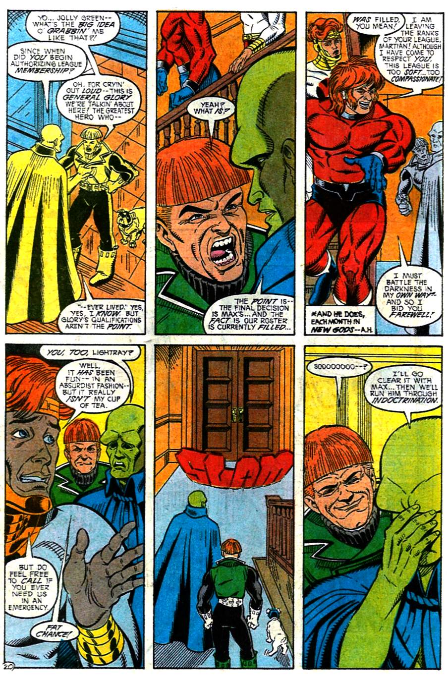 Read online Justice League America comic -  Issue #50 - 20