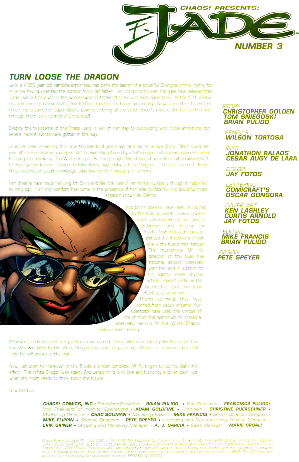 Read online Jade comic -  Issue #3 - 2
