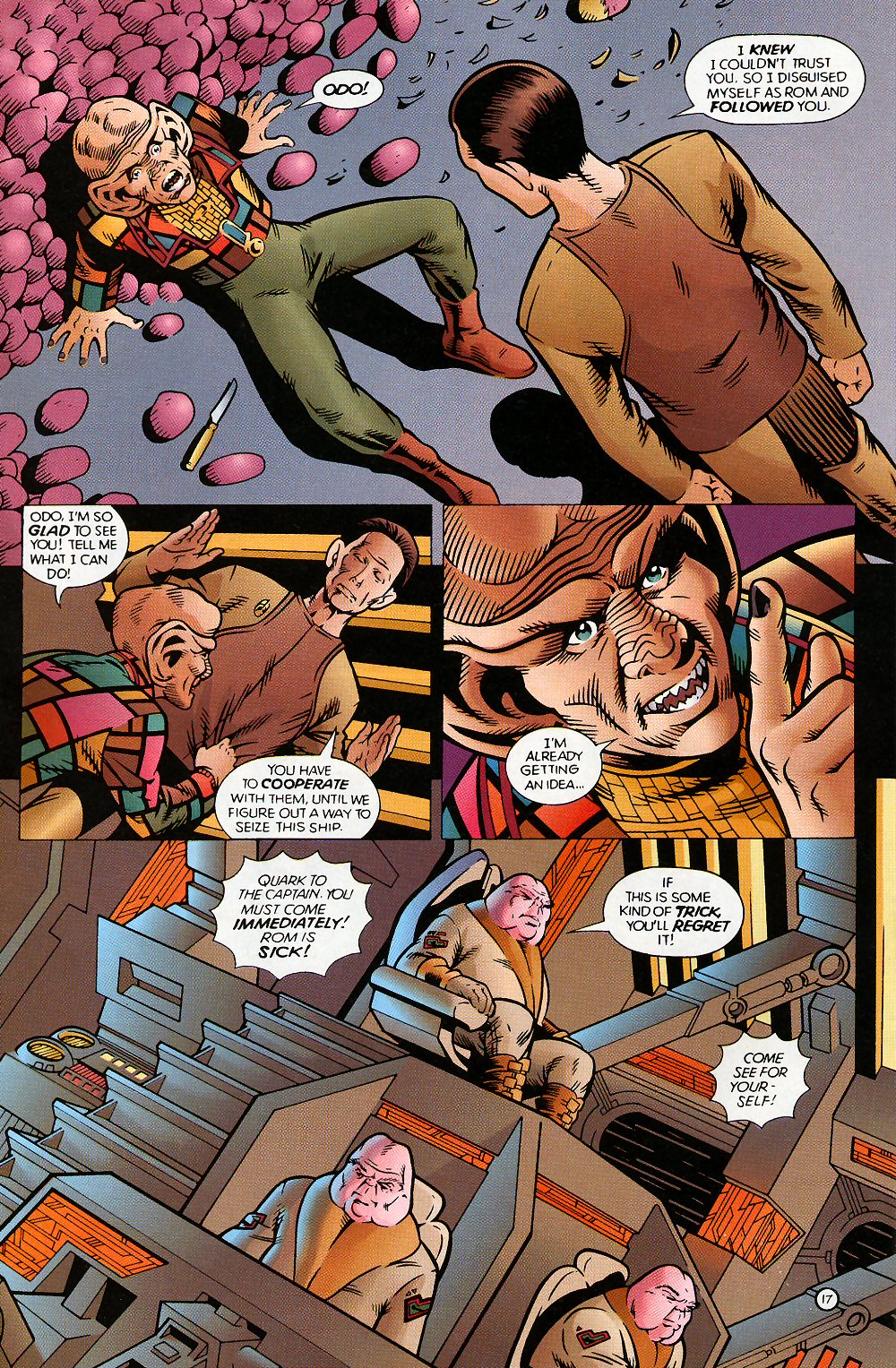 Read online Star Trek: Deep Space Nine (1993) comic -  Issue #16 - 17