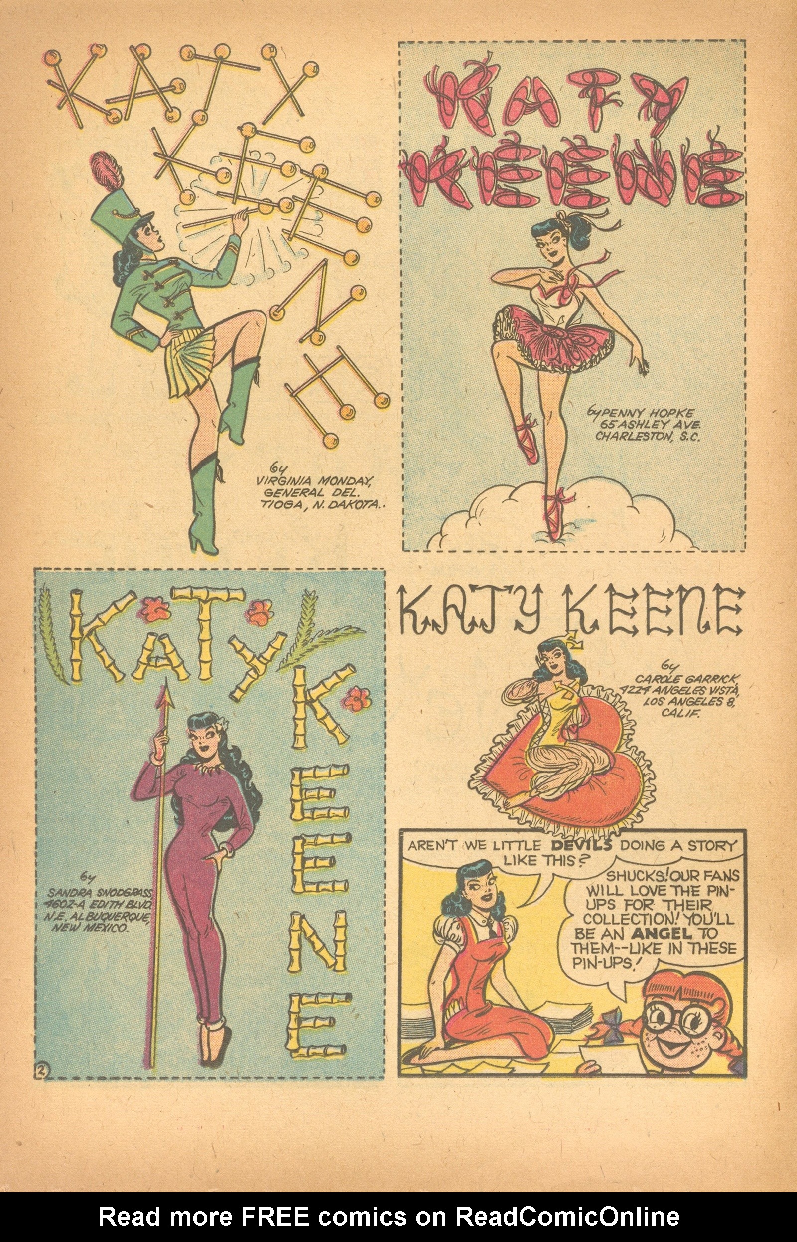 Read online Katy Keene (1949) comic -  Issue #29 - 16