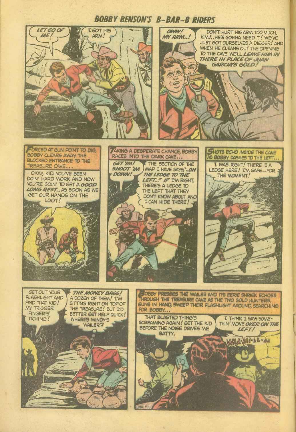 Read online Bobby Benson's B-Bar-B Riders comic -  Issue #6 - 16