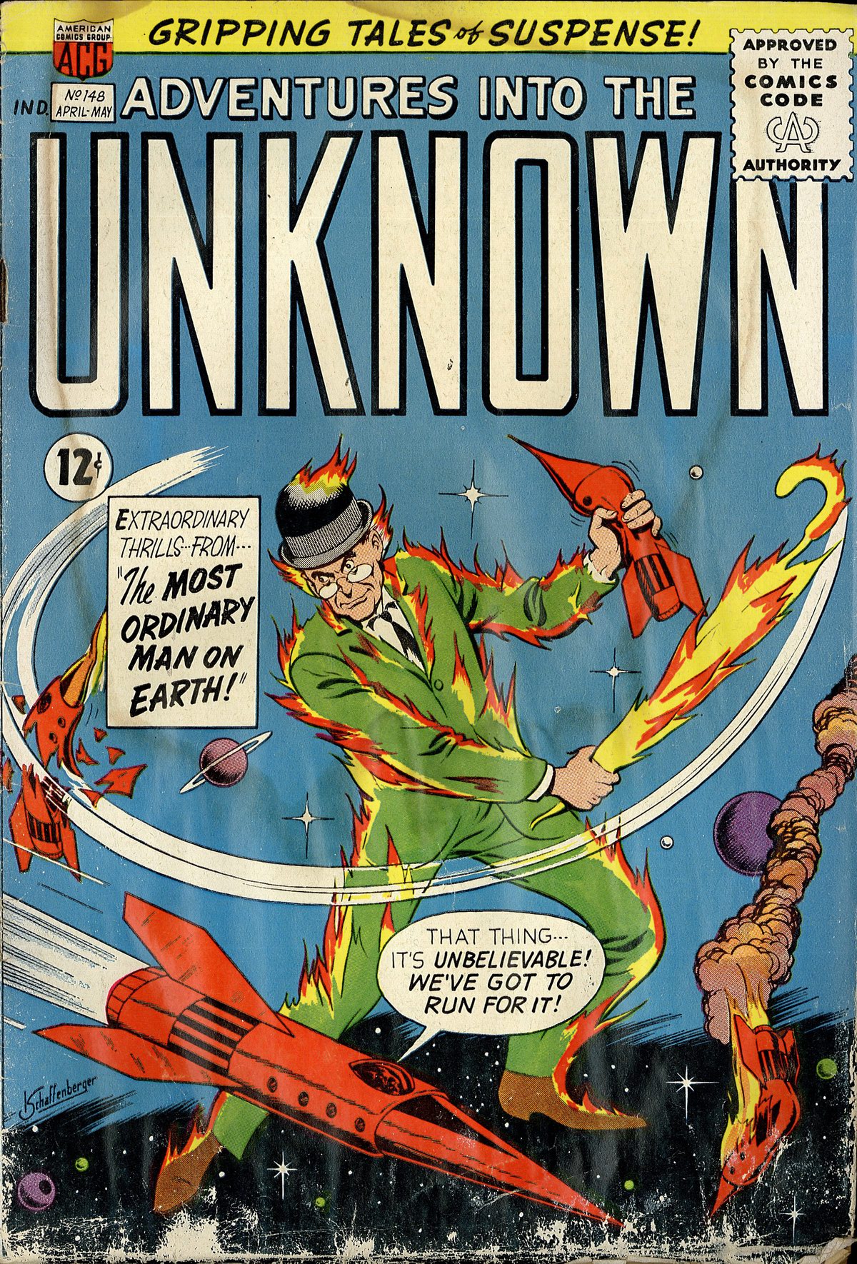 Read online Adventures Into The Unknown comic -  Issue #148 - 1
