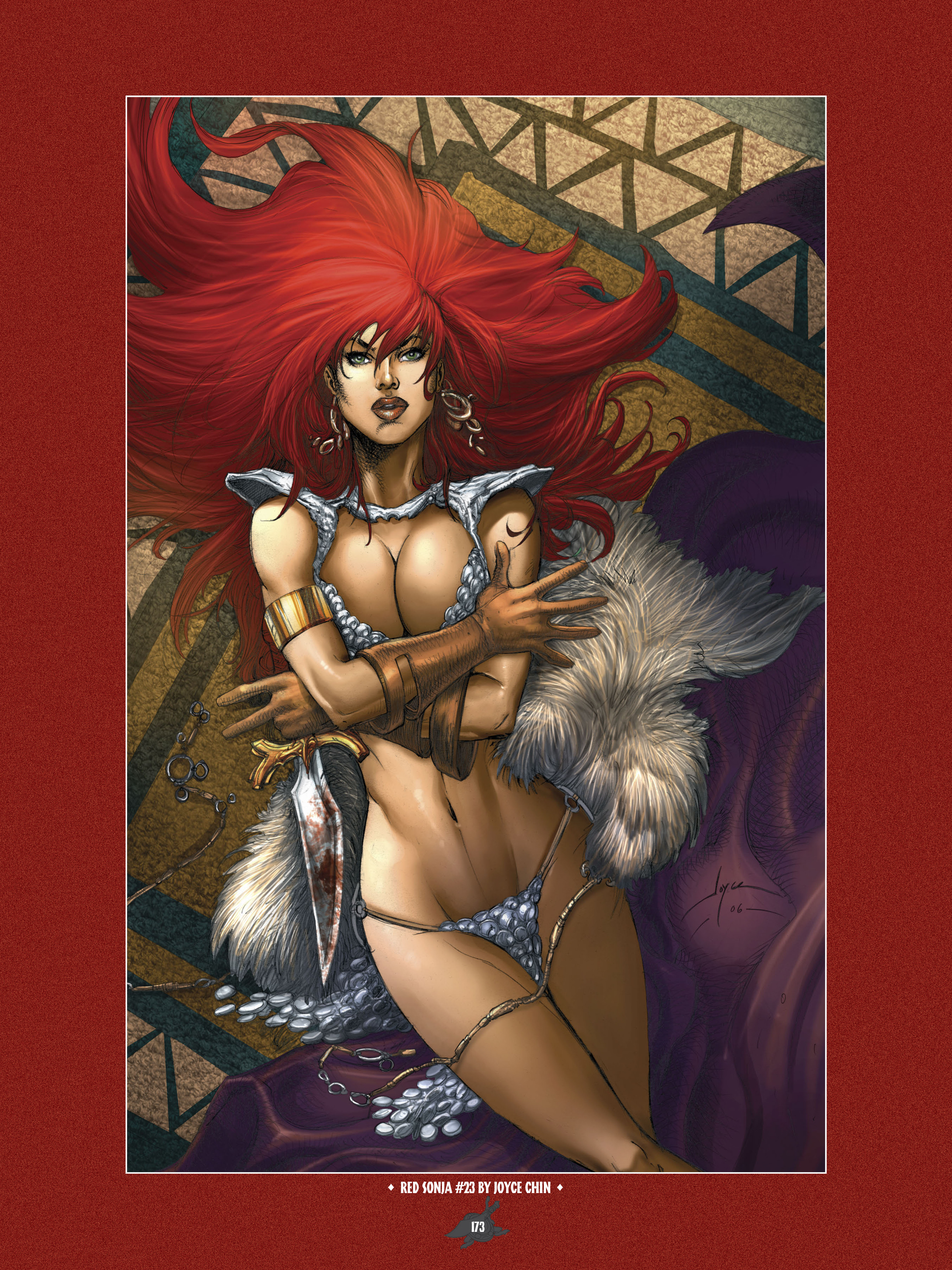 Read online The Art of Red Sonja comic - Issue TPB 1 (Part 2) .