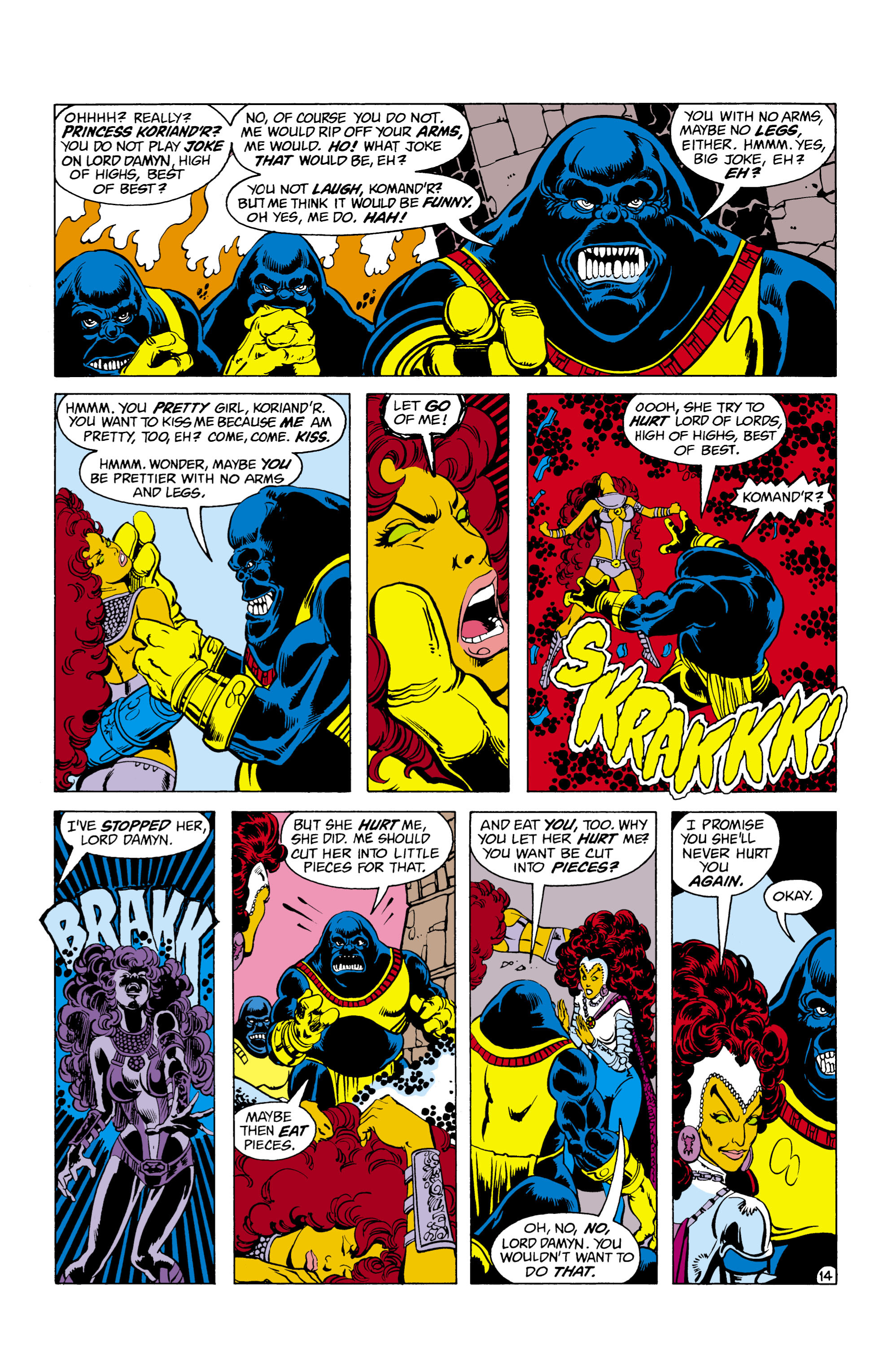 Read online The New Teen Titans (1980) comic -  Issue #24 - 14