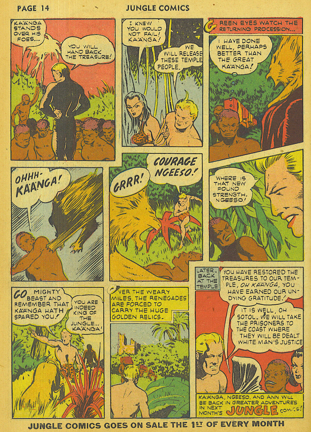 Read online Jungle Comics comic -  Issue #27 - 16