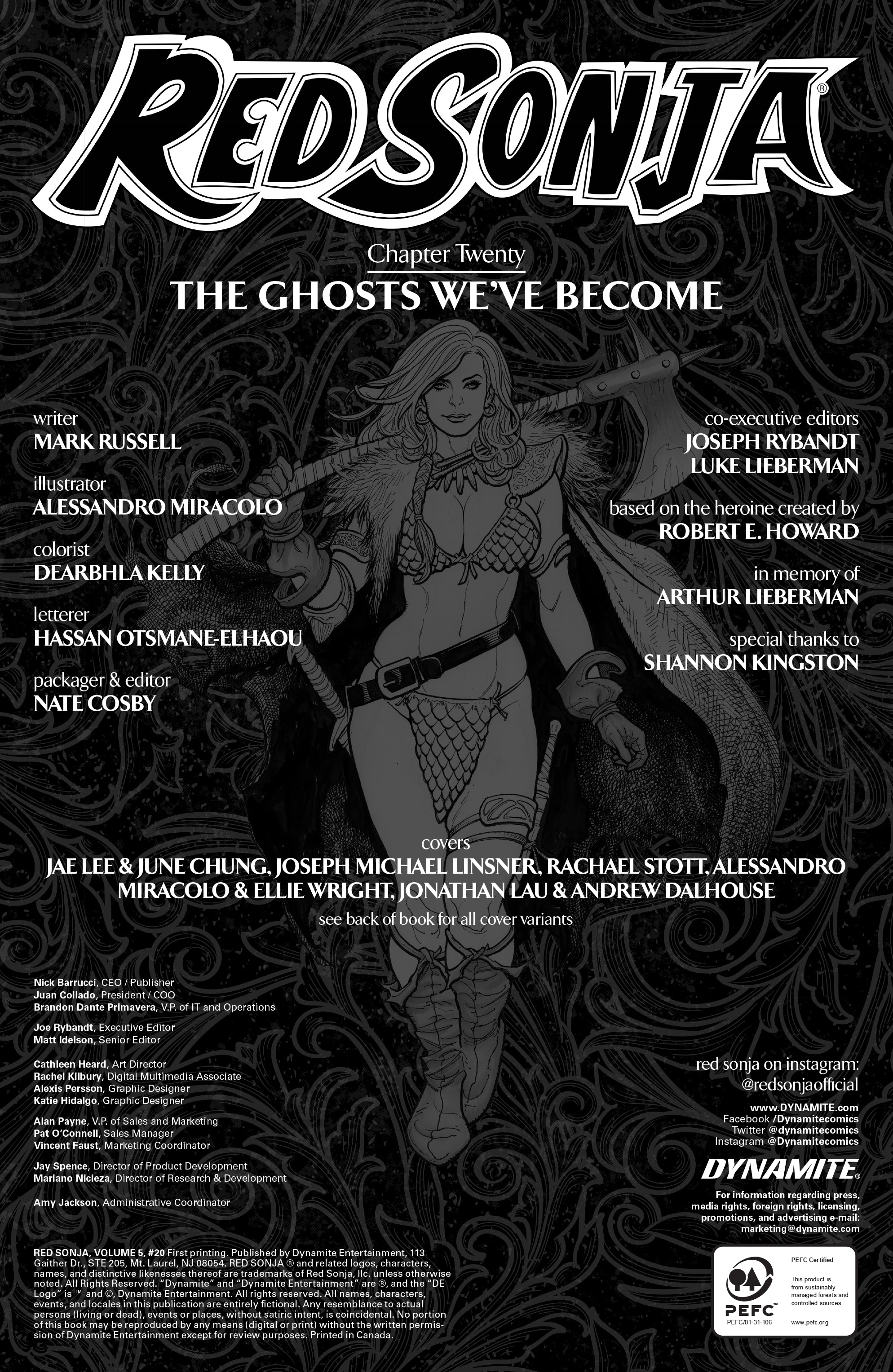 Read online Red Sonja (2019) comic -  Issue #20 - 29