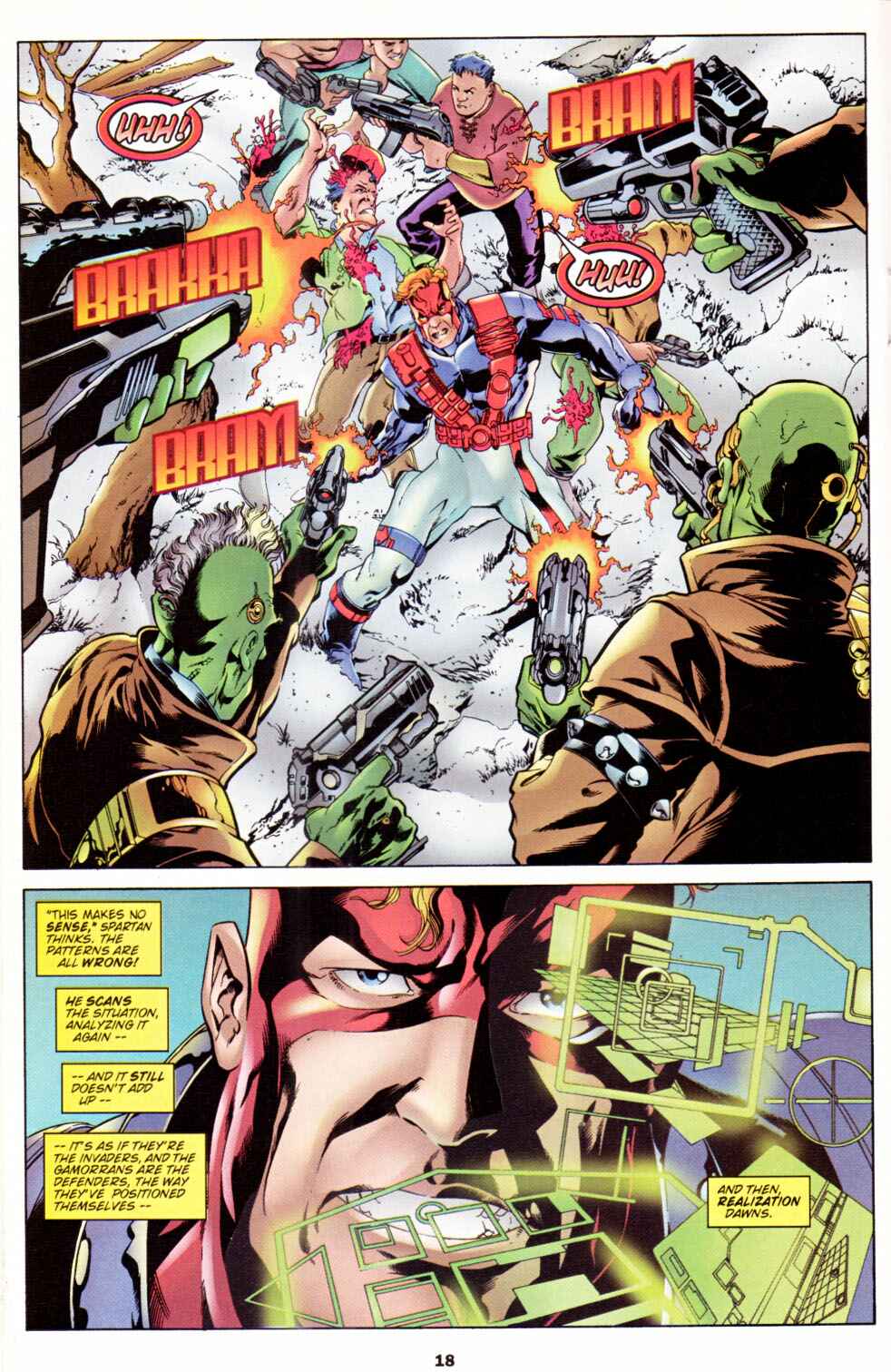 Read online Spartan: Warrior Spirit comic -  Issue #2 - 18