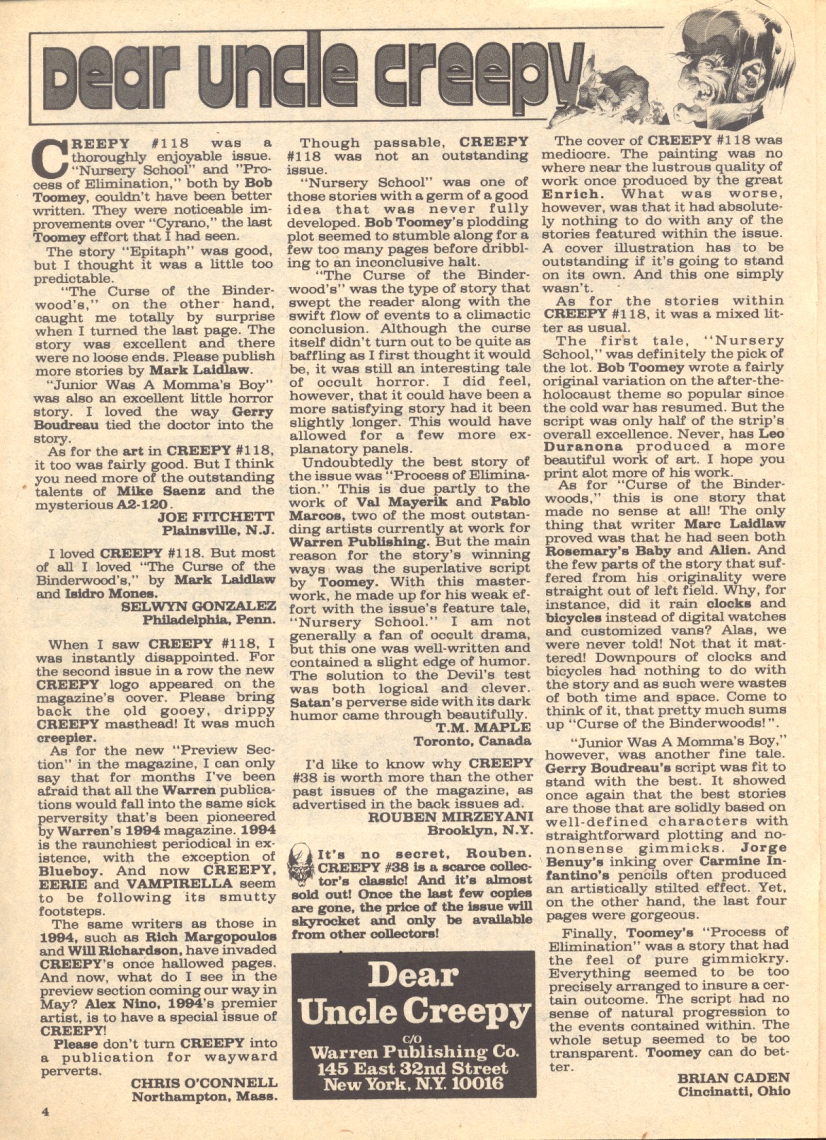 Read online Creepy (1964) comic -  Issue #121 - 4