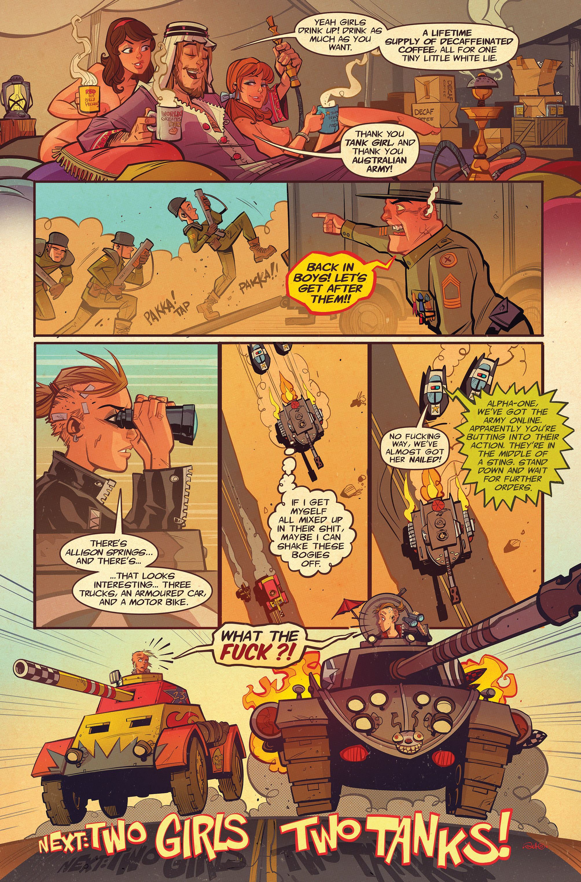 Read online Tank Girl: Two Girls, One Tank comic -  Issue #1 - 26