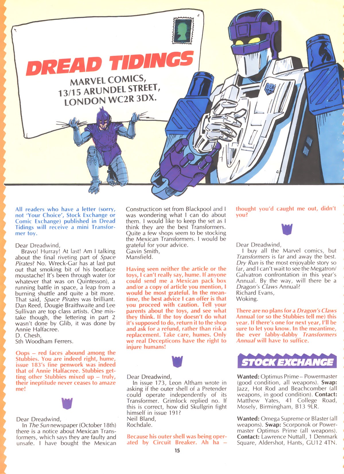 Read online The Transformers (UK) comic -  Issue #197 - 13