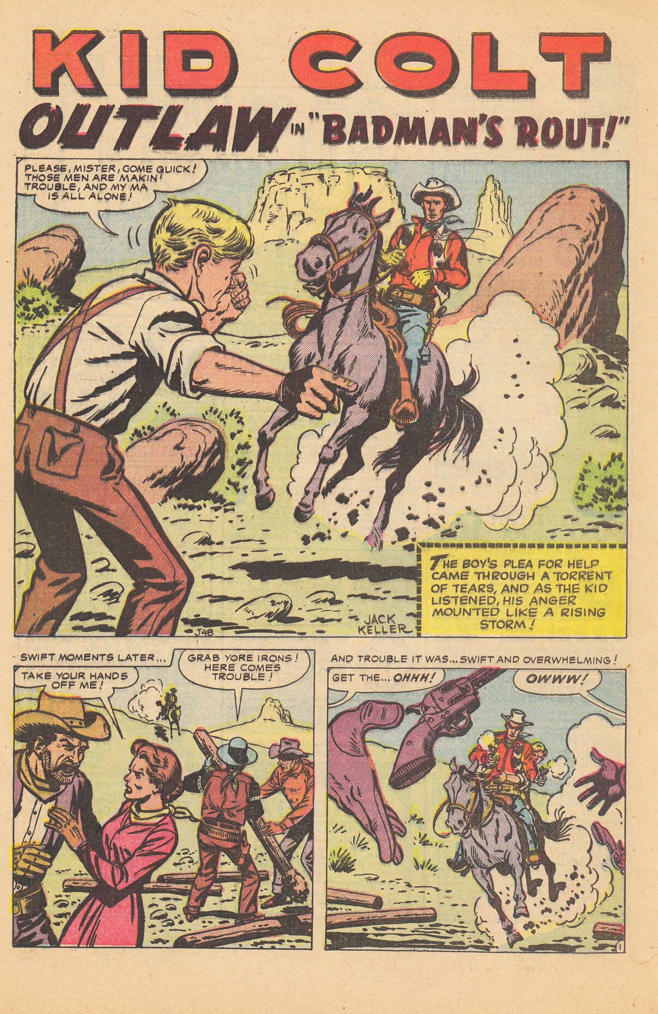 Read online Kid Colt Outlaw comic -  Issue #59 - 27