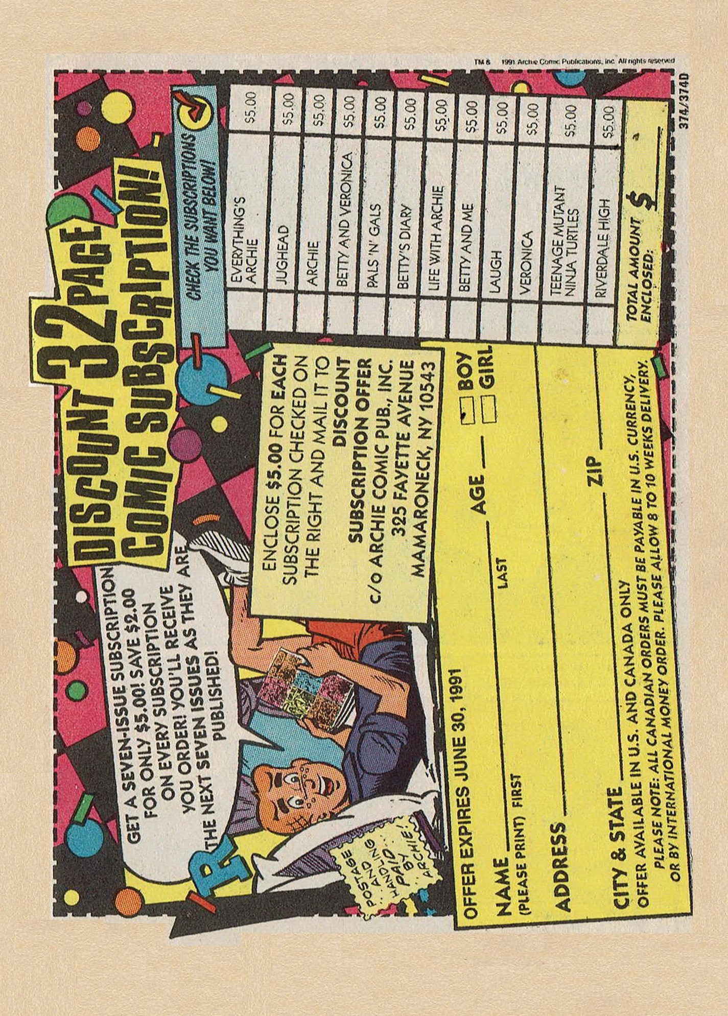 Read online Archie Annual Digest Magazine comic -  Issue #58 - 49