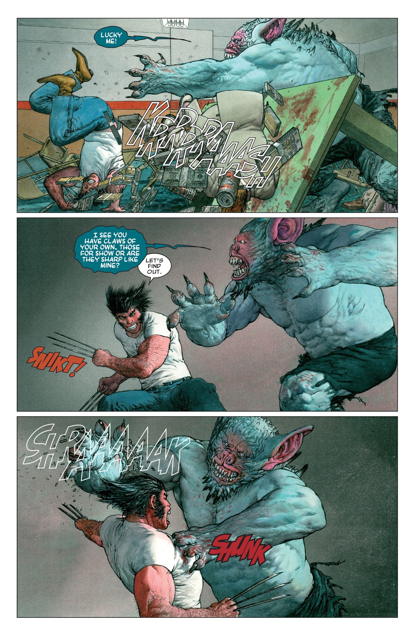 Read online Wolverine: Flies to a Spider comic -  Issue # TPB - 121