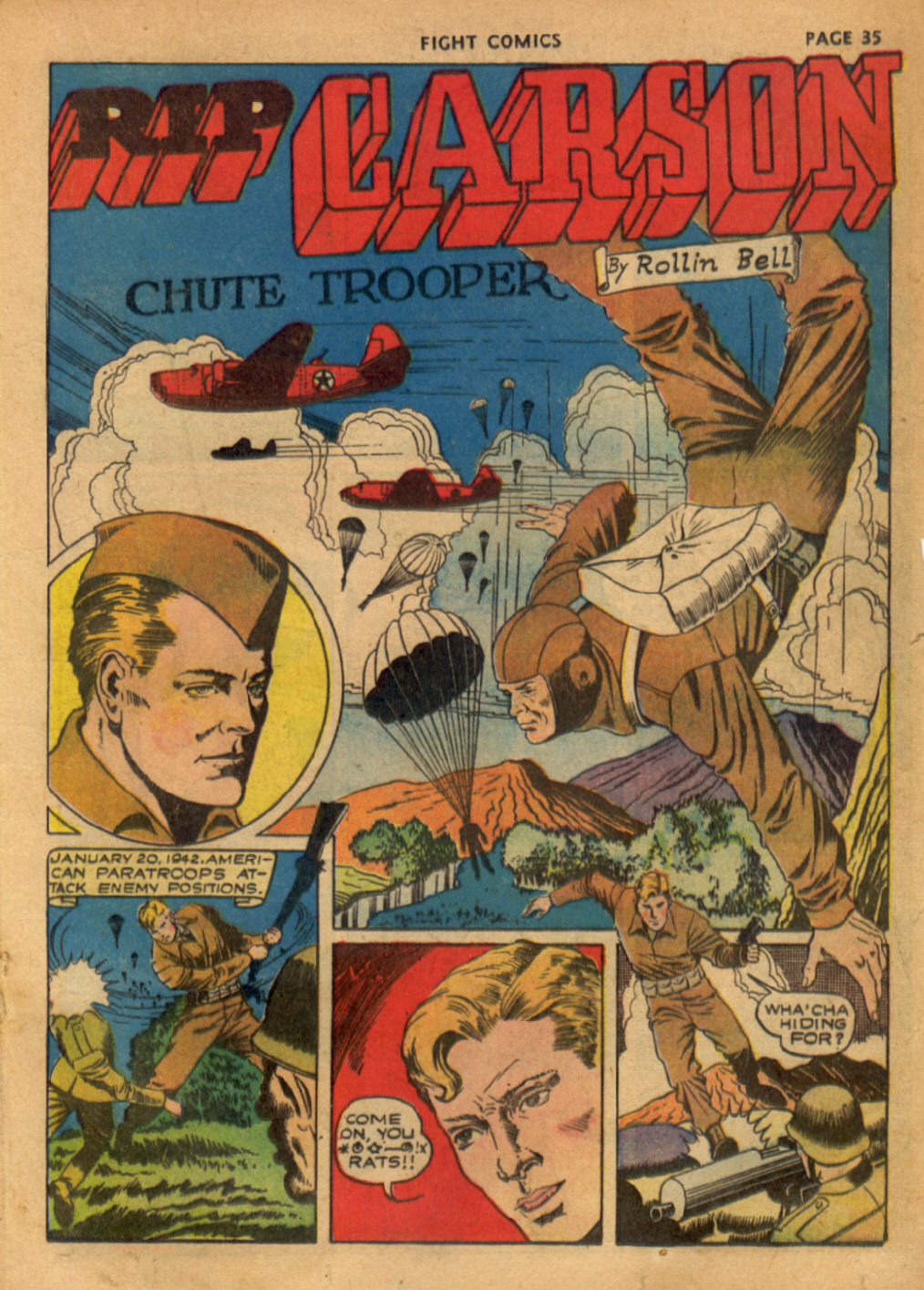 Read online Fight Comics comic -  Issue #19 - 37