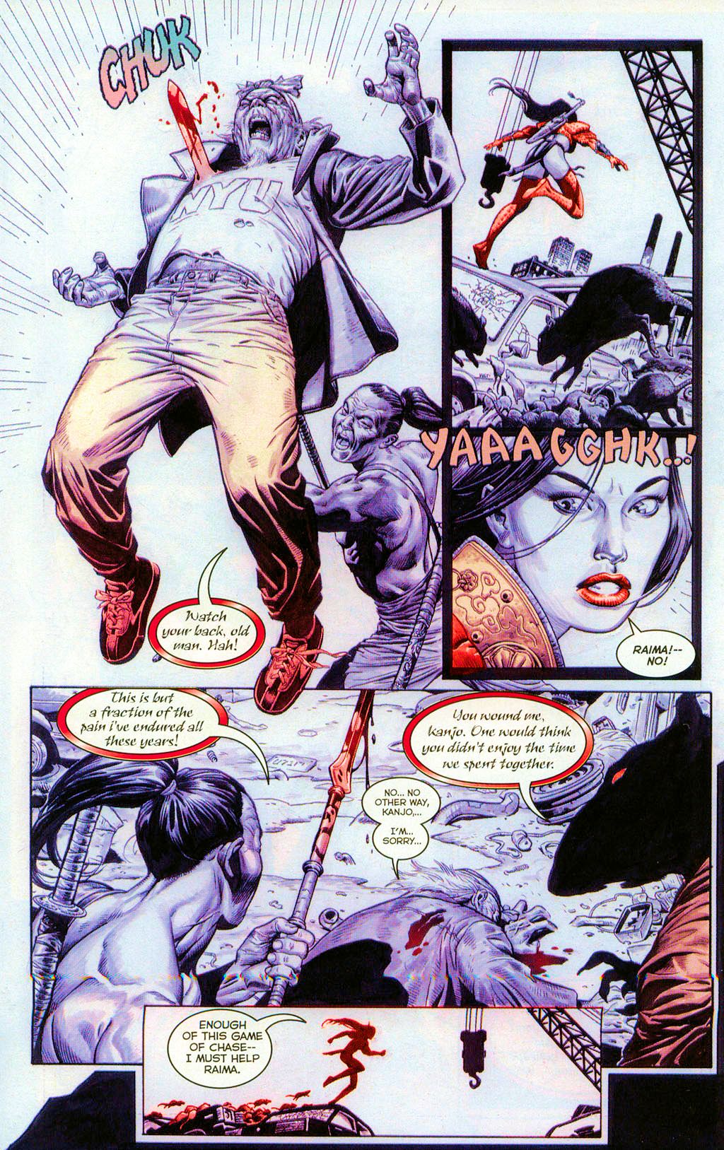 Read online Shi: Black, White & Red comic -  Issue #2 - 16