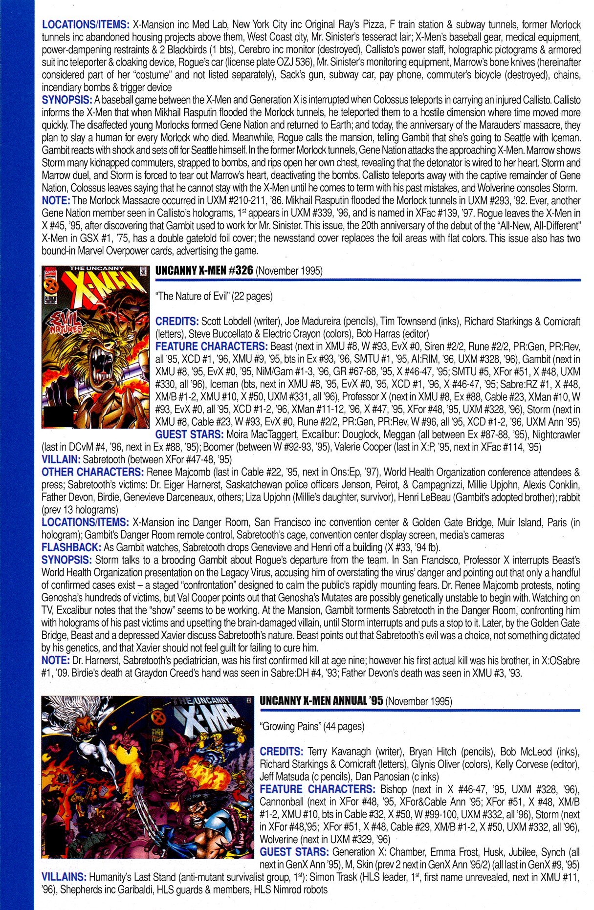 Read online Official Index to the Marvel Universe comic -  Issue #8 - 60