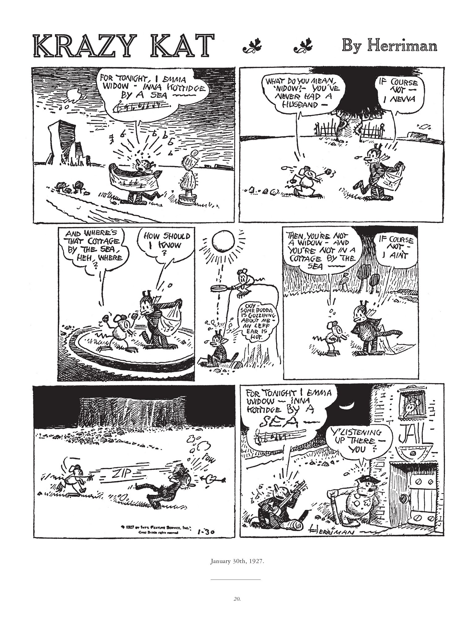 Read online Krazy & Ignatz comic -  Issue # TPB 5 - 20