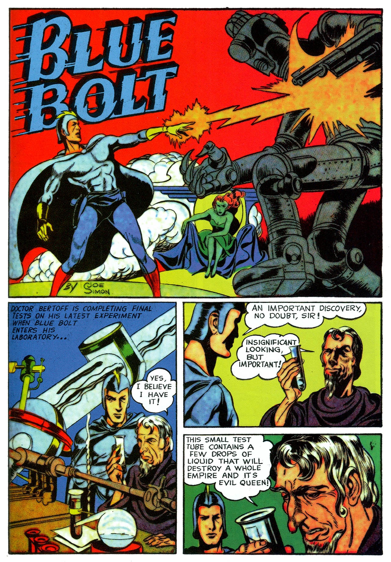 Read online Blue Bolt comic -  Issue # TPB - 21