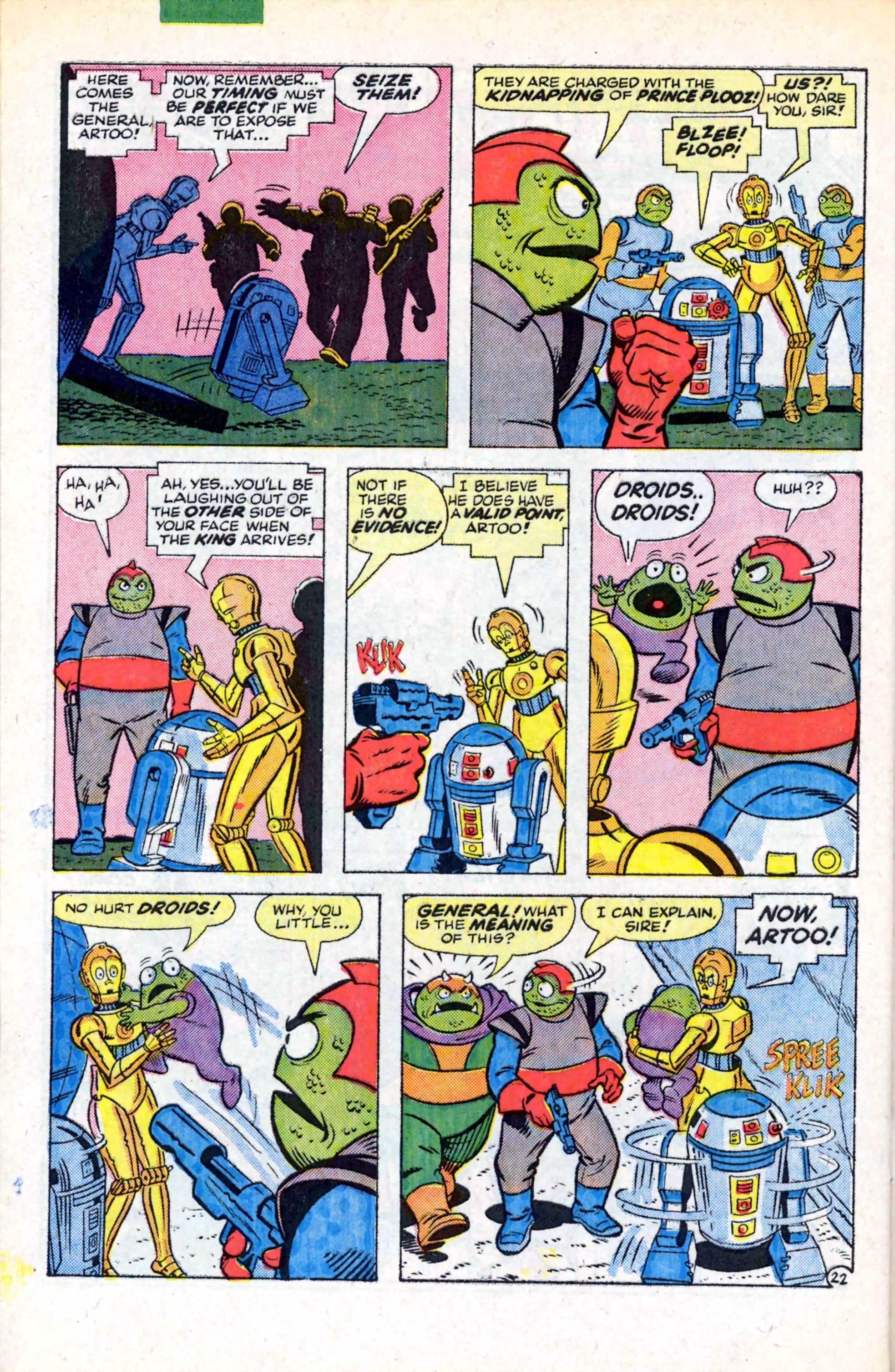 Read online Ewoks (1987) comic -  Issue #10 - 23