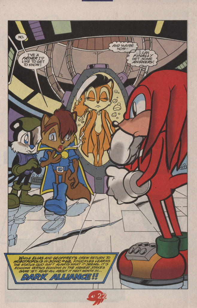 Read online Knuckles the Echidna comic -  Issue #21 - 29