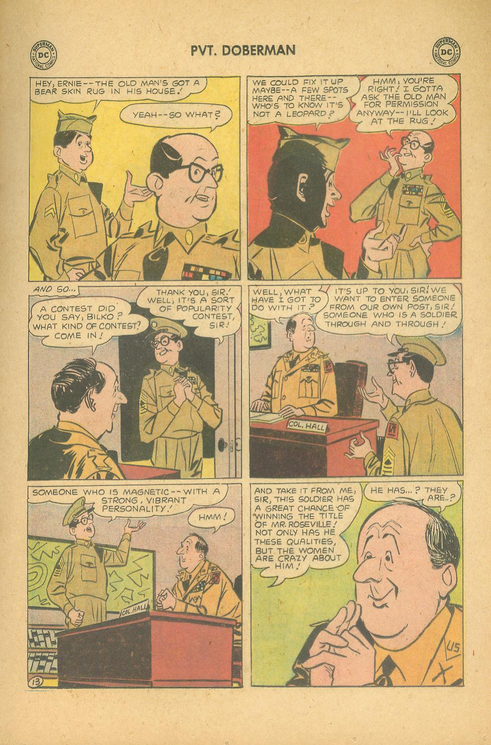 Read online Sgt. Bilko's Pvt. Doberman comic -  Issue #3 - 17