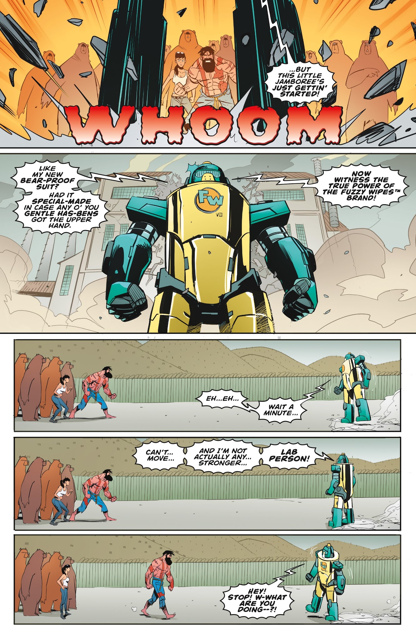 Read online Shirtless Bear-Fighter! comic -  Issue #5 - 21