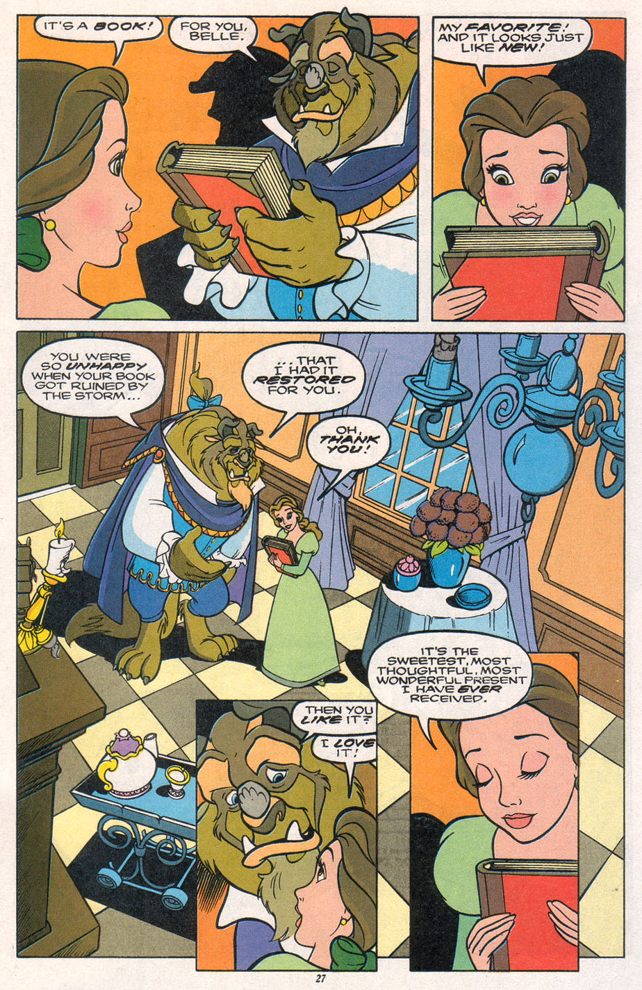 Read online Disney's Beauty and the Beast comic -  Issue #12 - 27