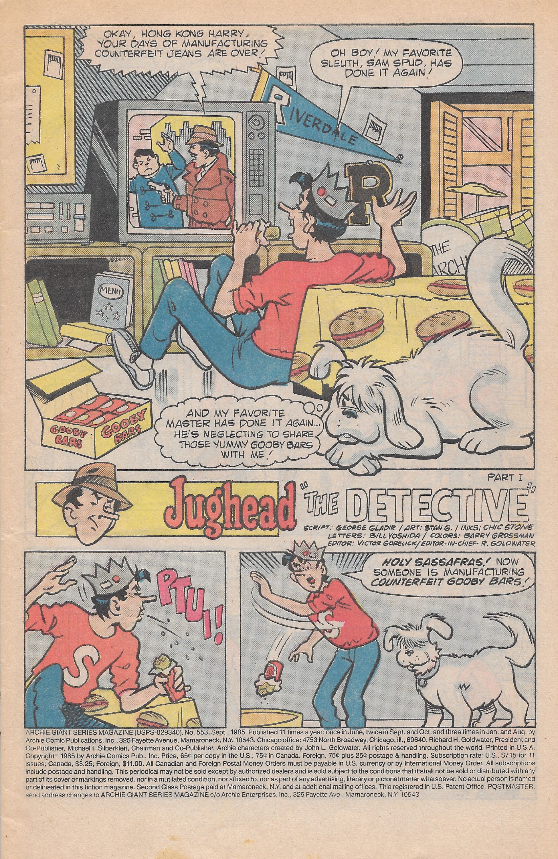 Read online Archie Giant Series Magazine comic -  Issue #553 - 3