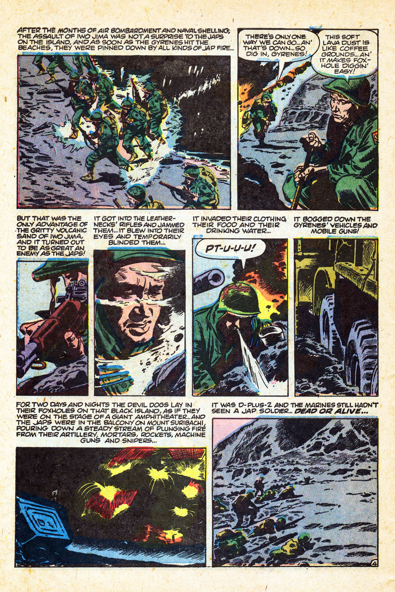 Read online Marines in Battle comic -  Issue #1 - 6