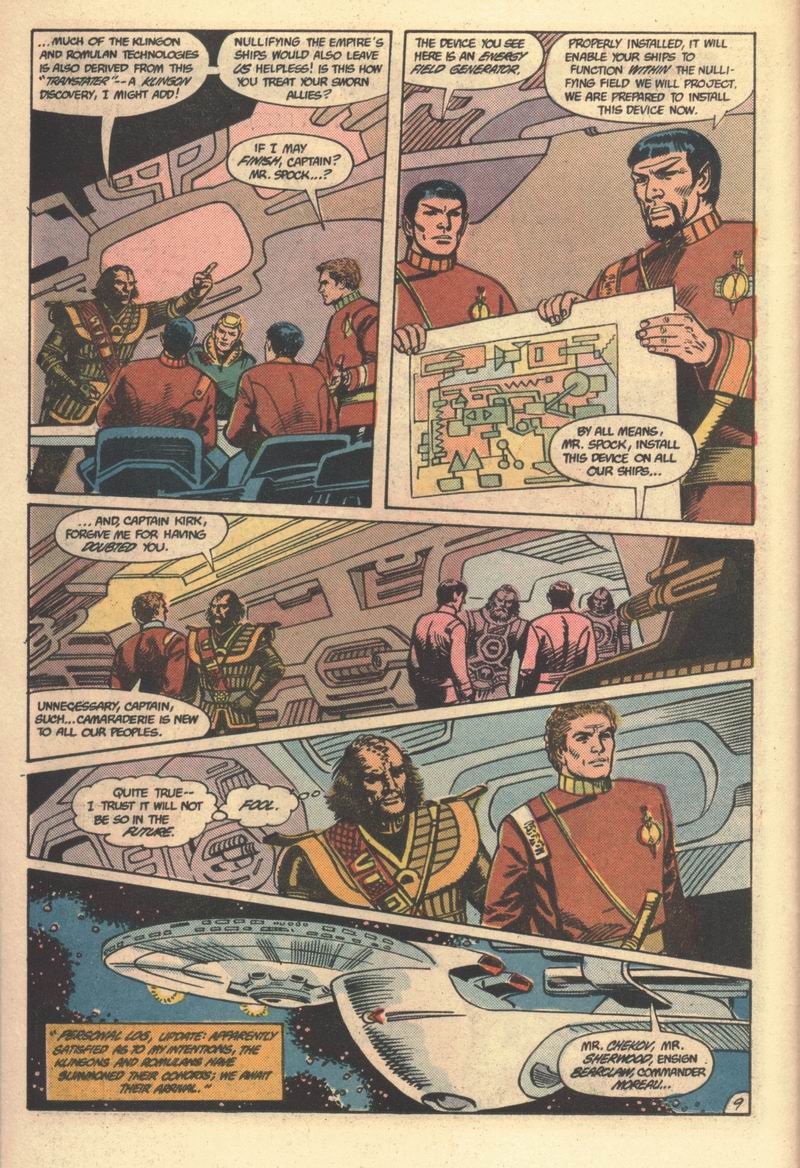 Read online Star Trek (1984) comic -  Issue #15 - 10