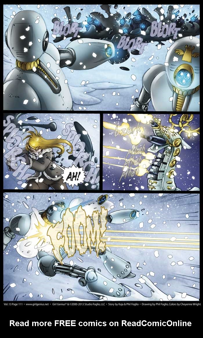Read online Girl Genius (2002) comic -  Issue #13 - 113