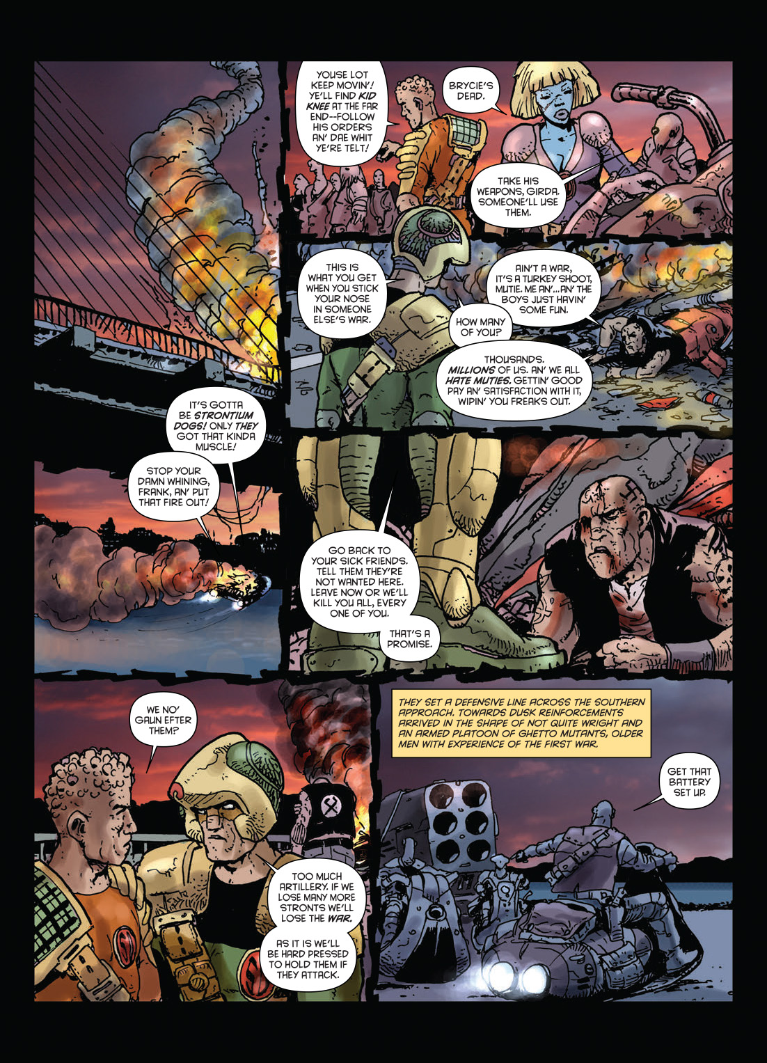 Read online Strontium Dog: The Life and Death of Johnny Alpha: Dogs of War comic -  Issue # TPB - 93