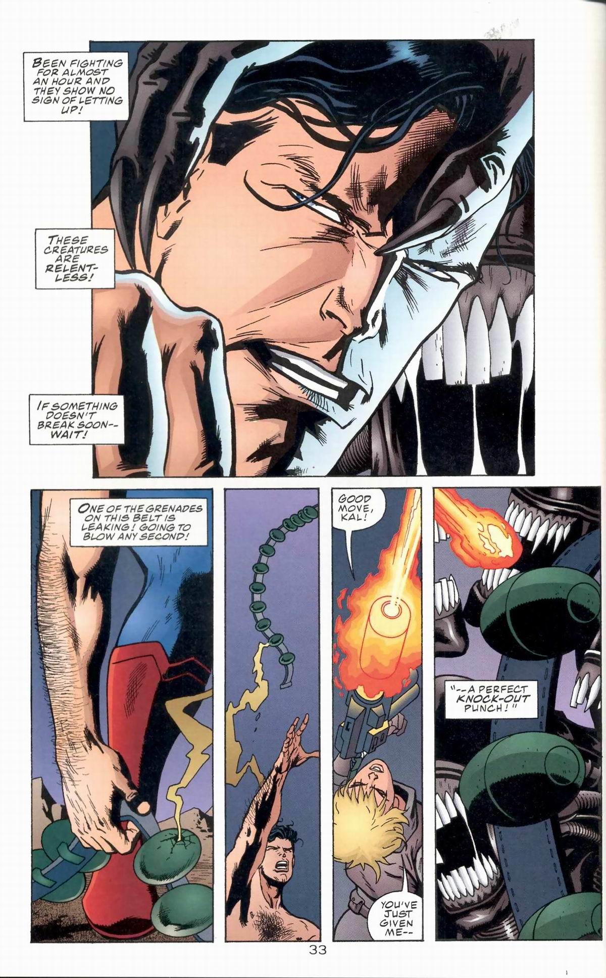 Read online Superman vs. Aliens comic -  Issue #2 - 36