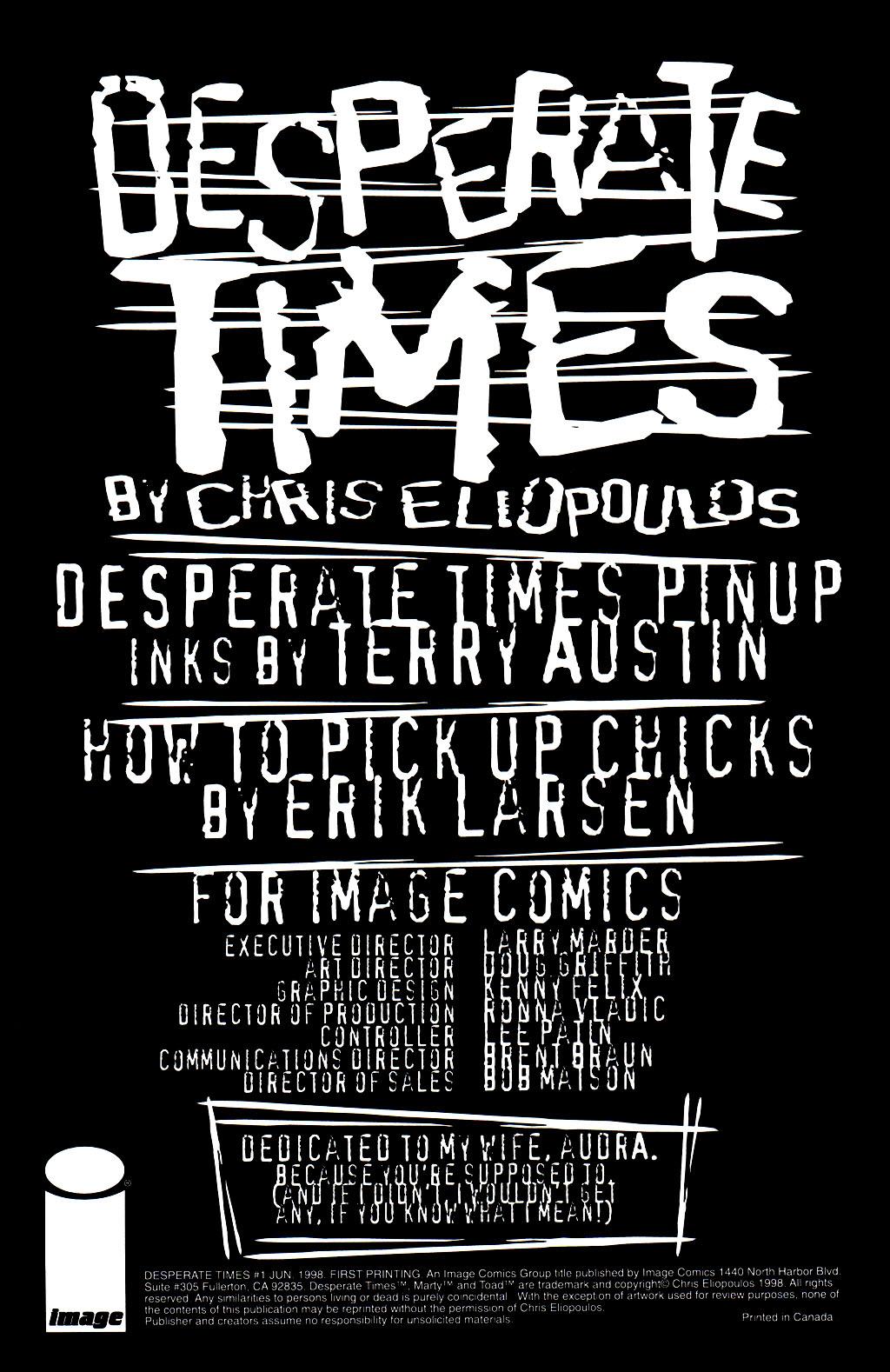 Read online Desperate Times (1998) comic -  Issue #1 - 2