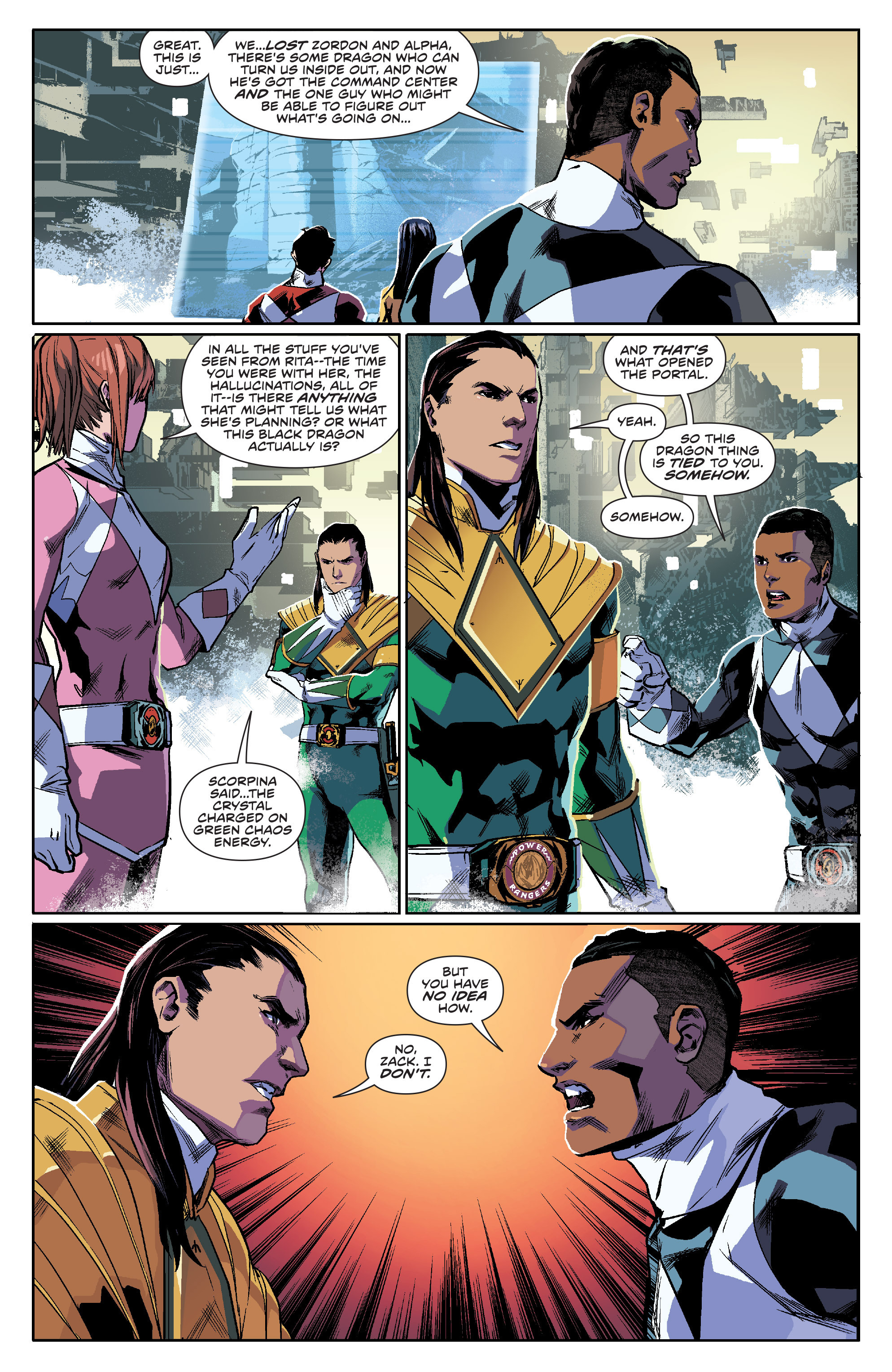 Read online Mighty Morphin Power Rangers comic -  Issue #6 - 17