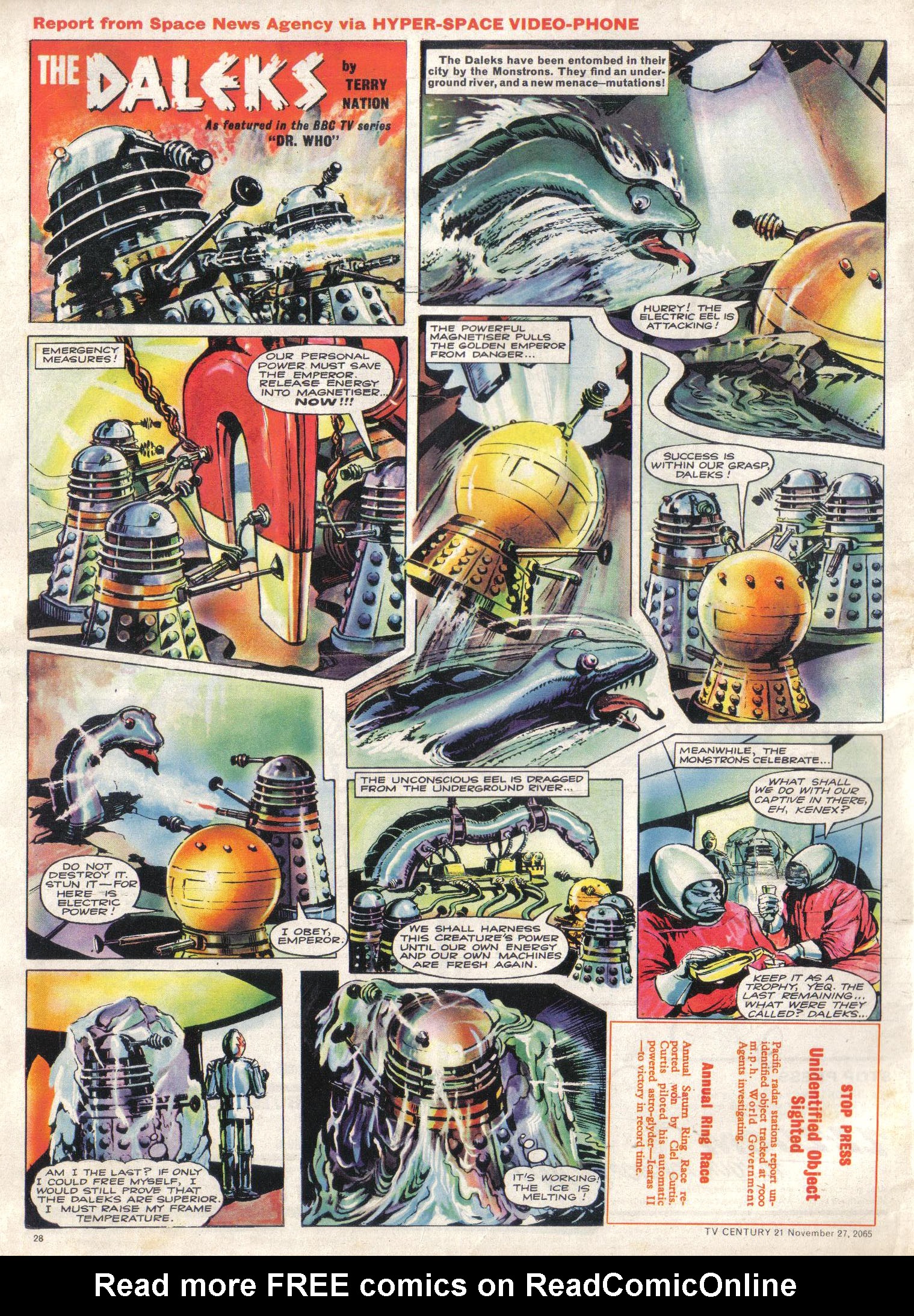 Read online TV Century 21 (TV 21) comic -  Issue #45 - 27