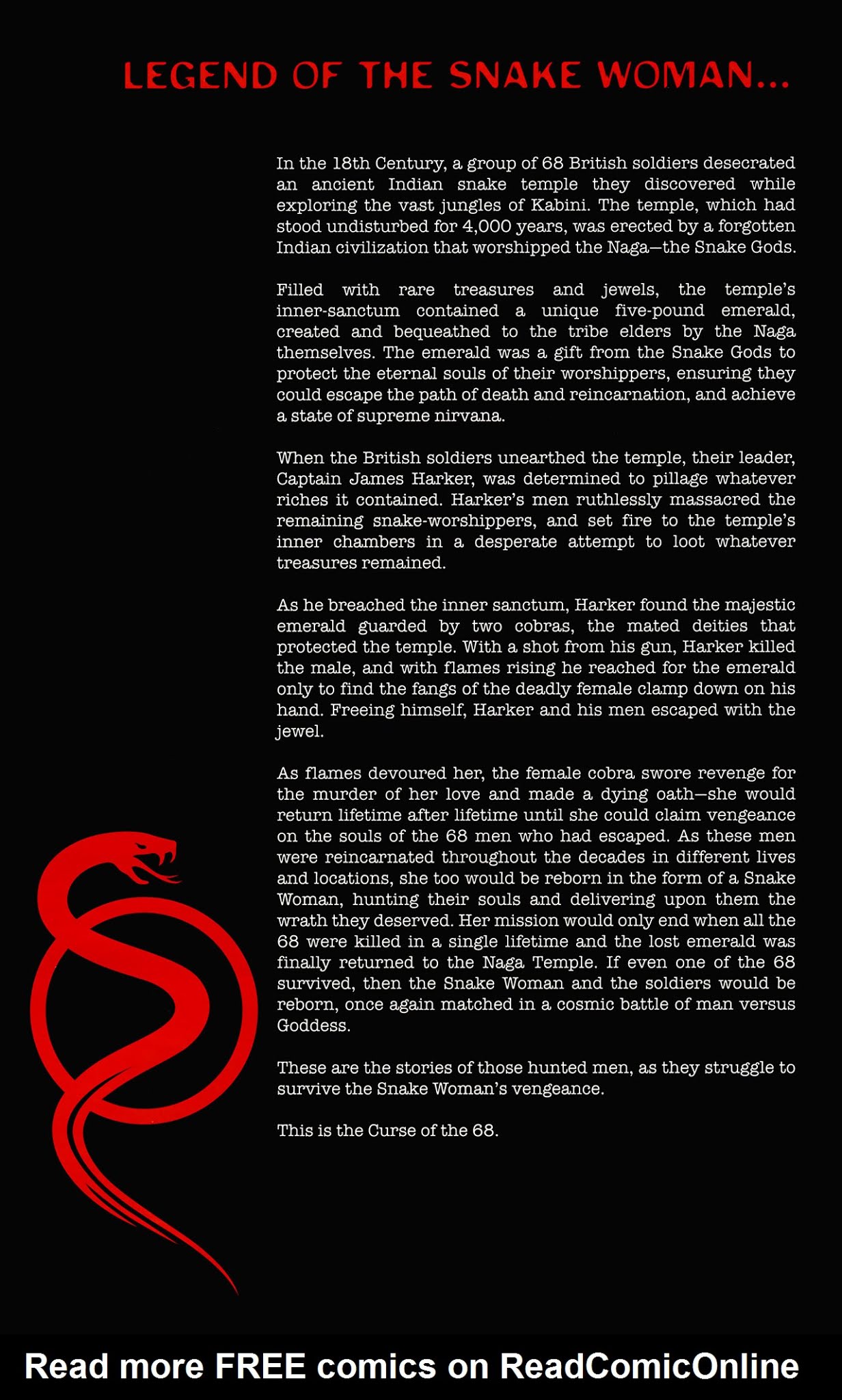 Read online Snake Woman Curse of the 68 comic -  Issue #2 - 3