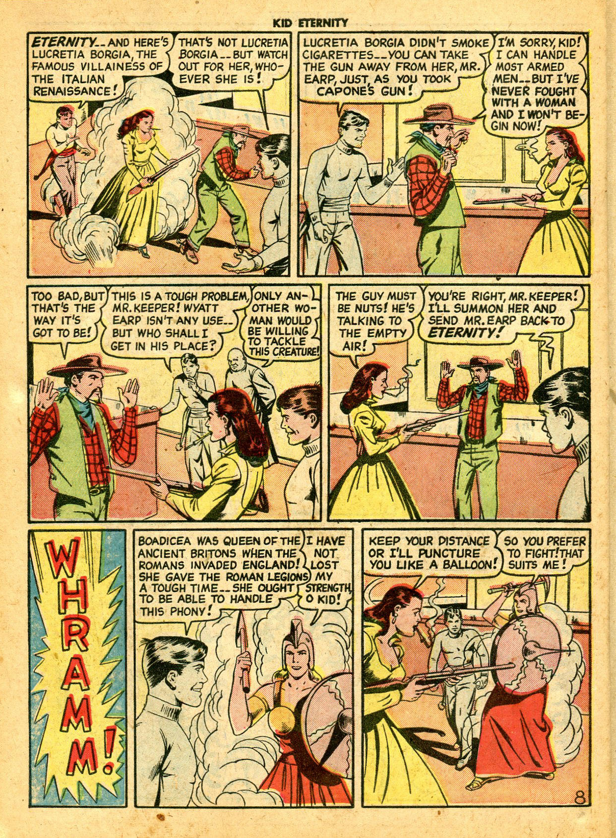 Read online Kid Eternity (1946) comic -  Issue #14 - 10