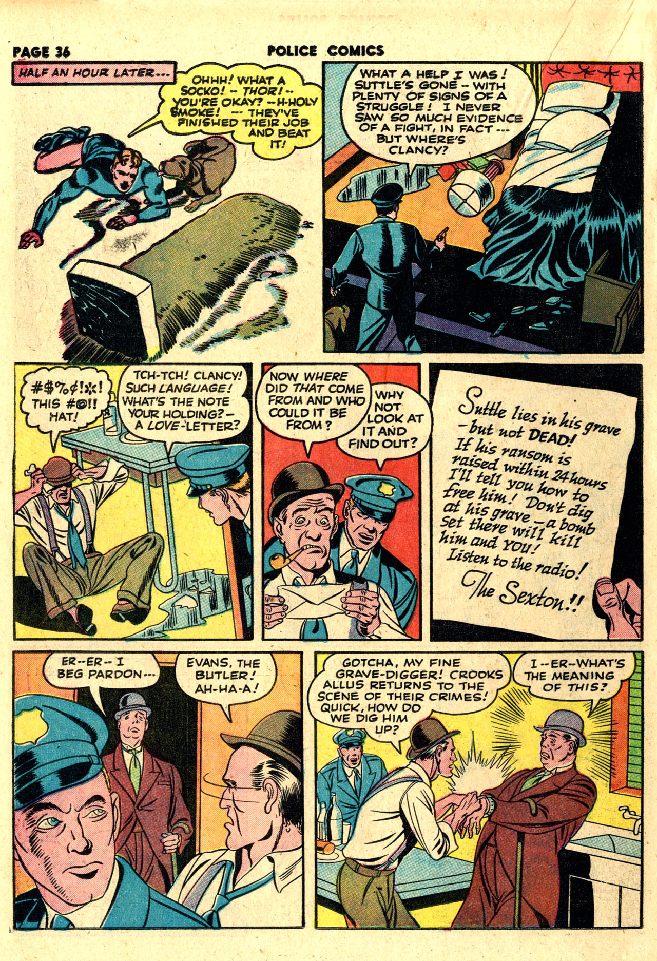 Read online Police Comics comic -  Issue #19 - 38