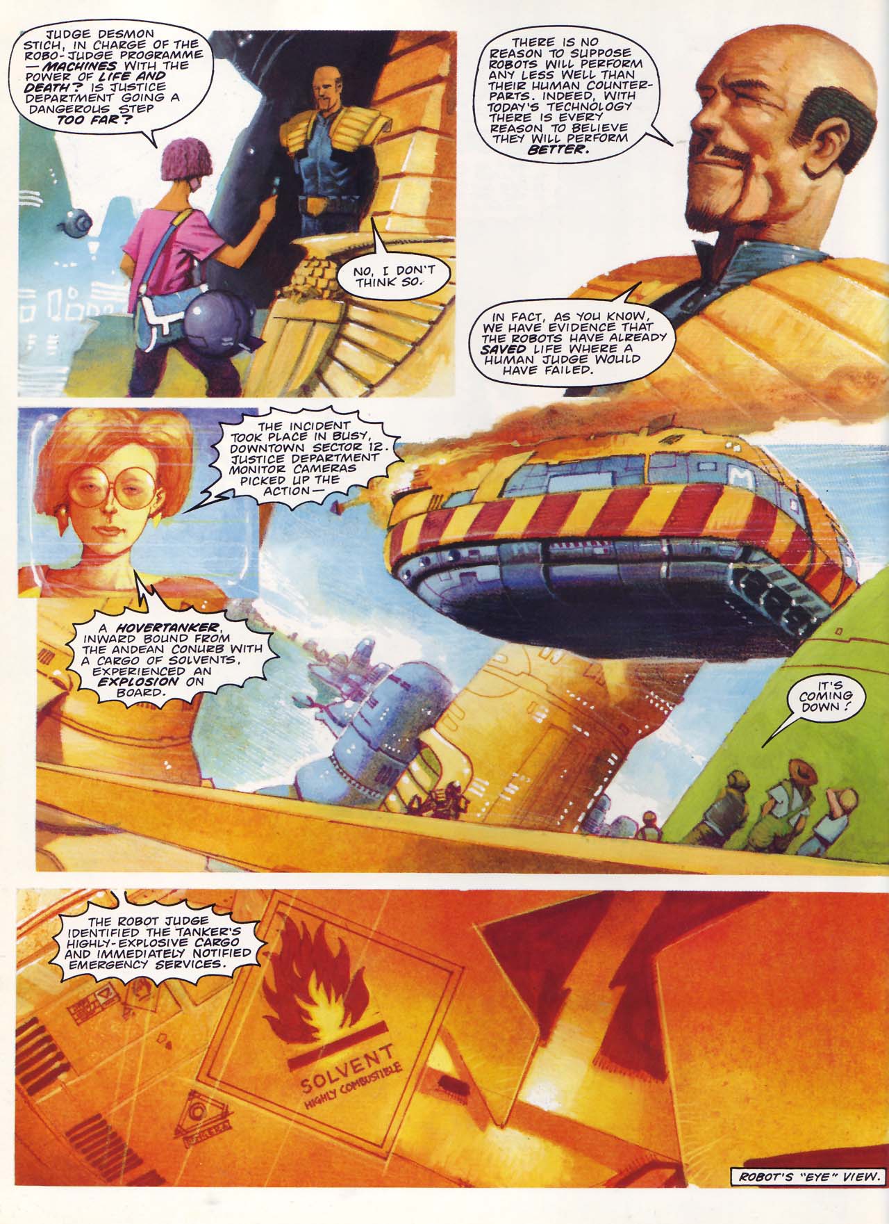 Read online Judge Dredd: Mechanismo comic -  Issue # TPB - 25