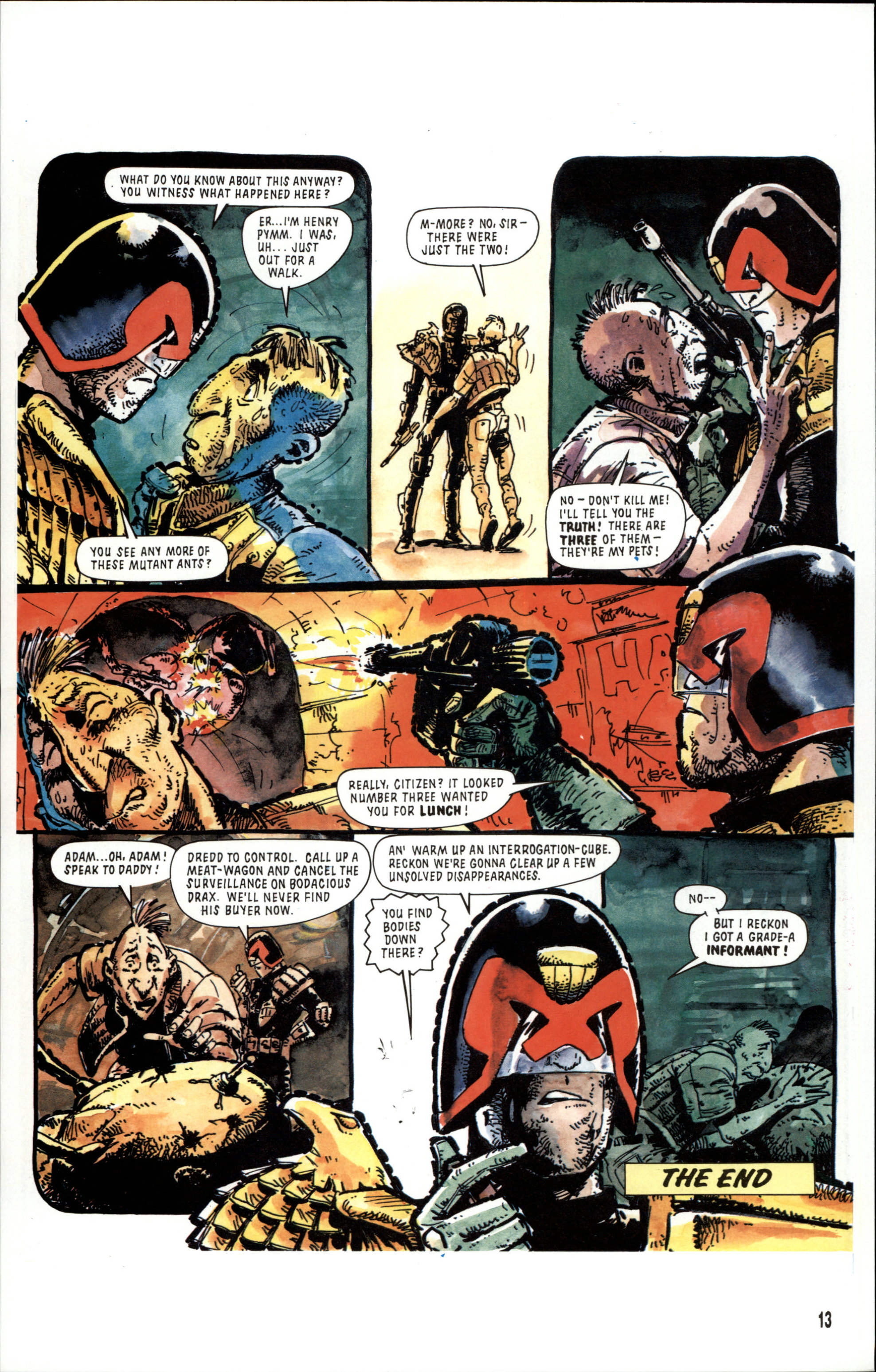 Read online Dredd Rules! comic -  Issue #8 - 15