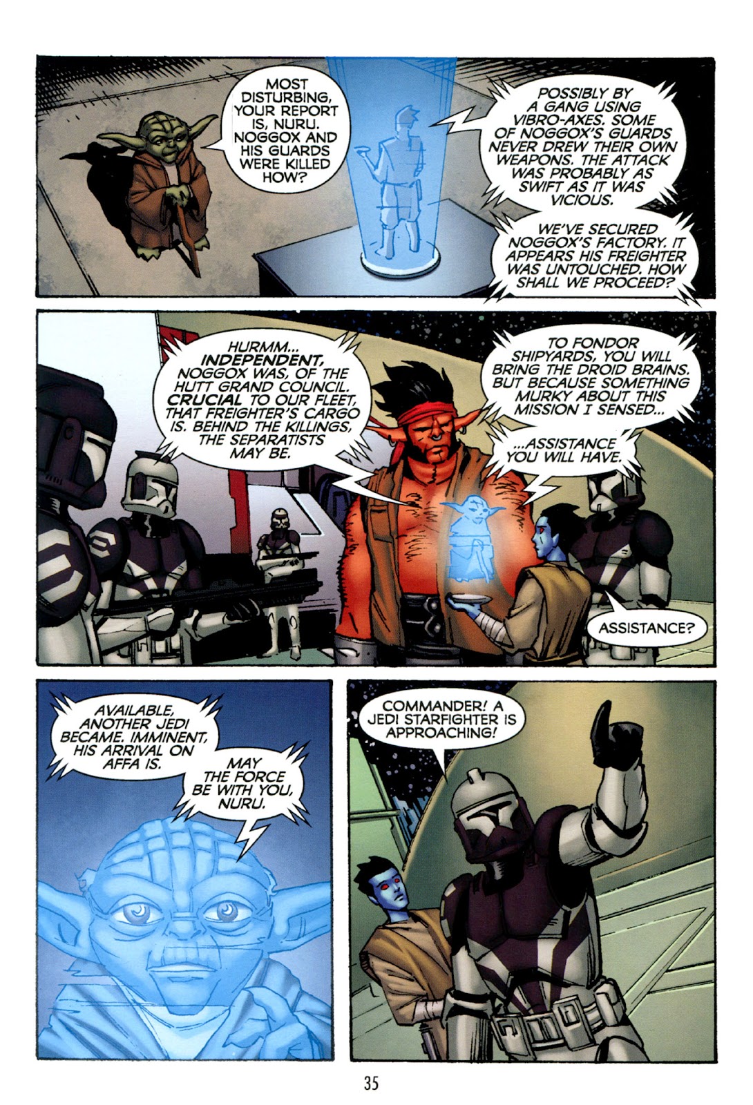 Star Wars: The Clone Wars - Strange Allies issue Full - Page 36