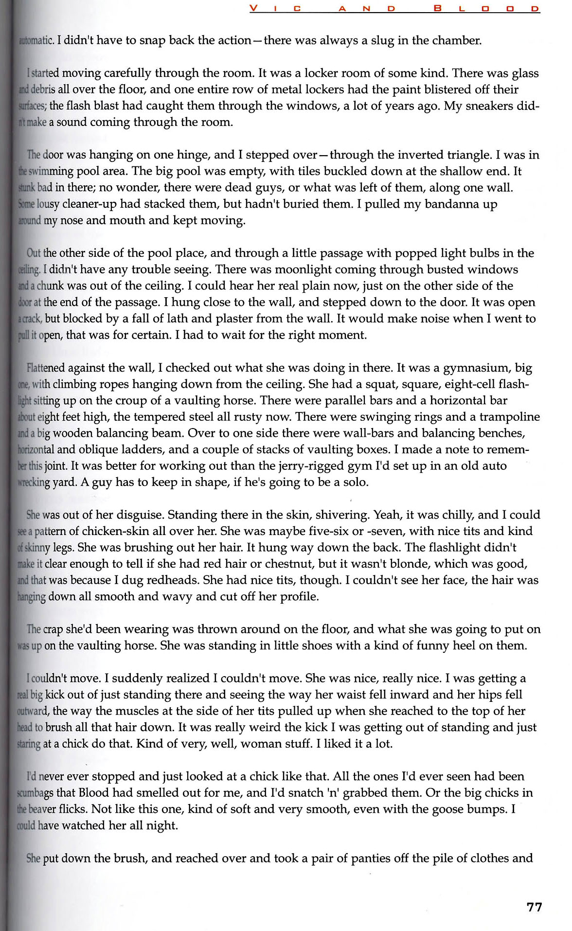 Read online Vic and Blood comic -  Issue # TPB - 78