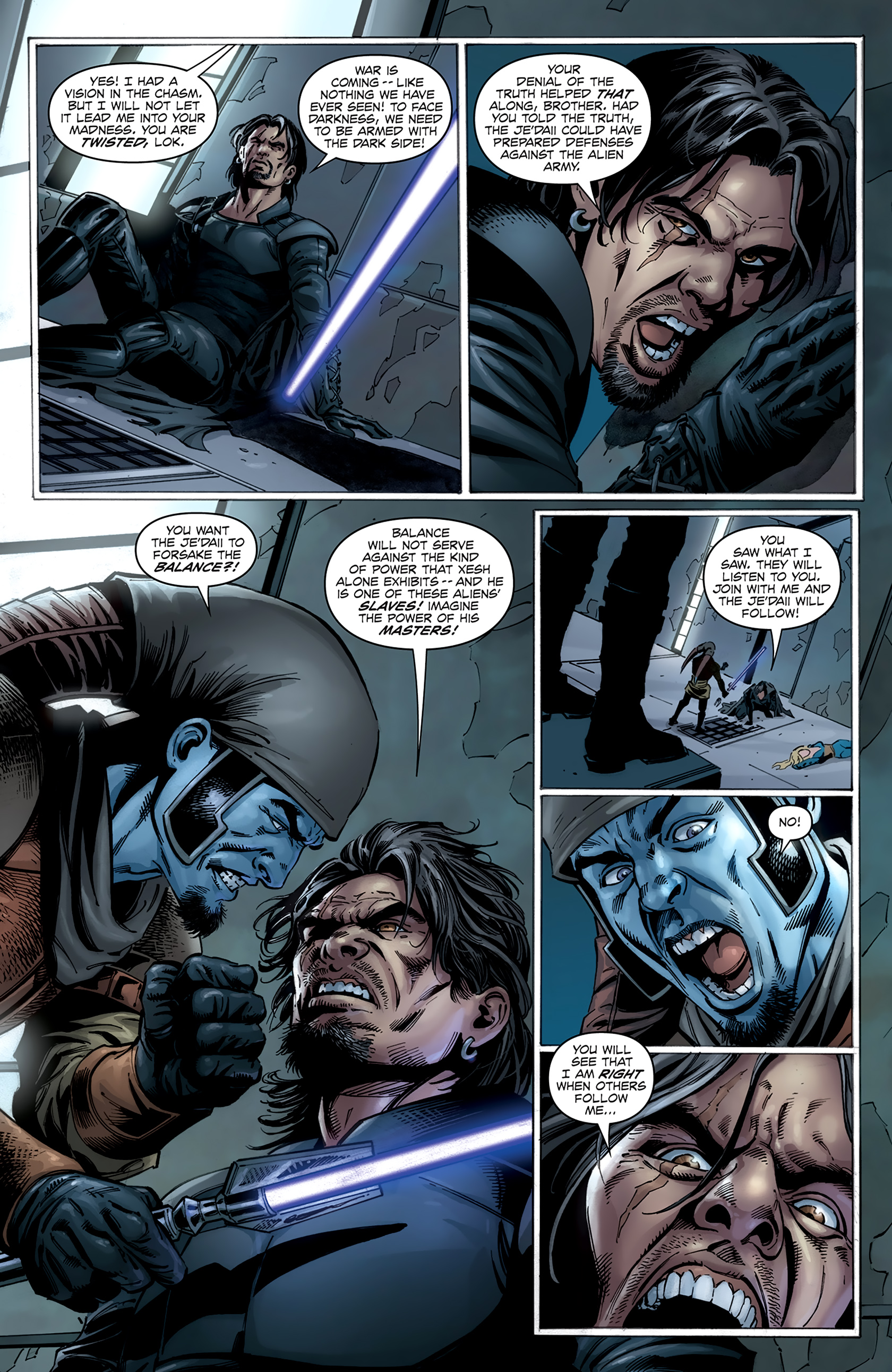 Read online Star Wars: Dawn of the Jedi - Prisoner of Bogan comic -  Issue #5 - 16