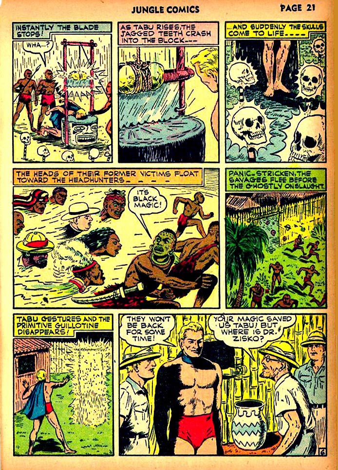 Read online Jungle Comics comic -  Issue #23 - 25