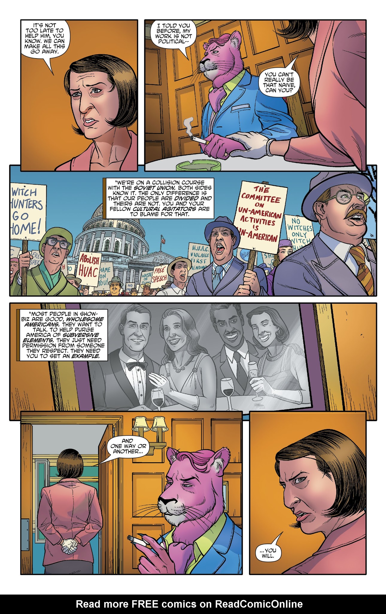 Read online Exit Stage Left: The Snagglepuss Chronicles comic -  Issue #5 - 8